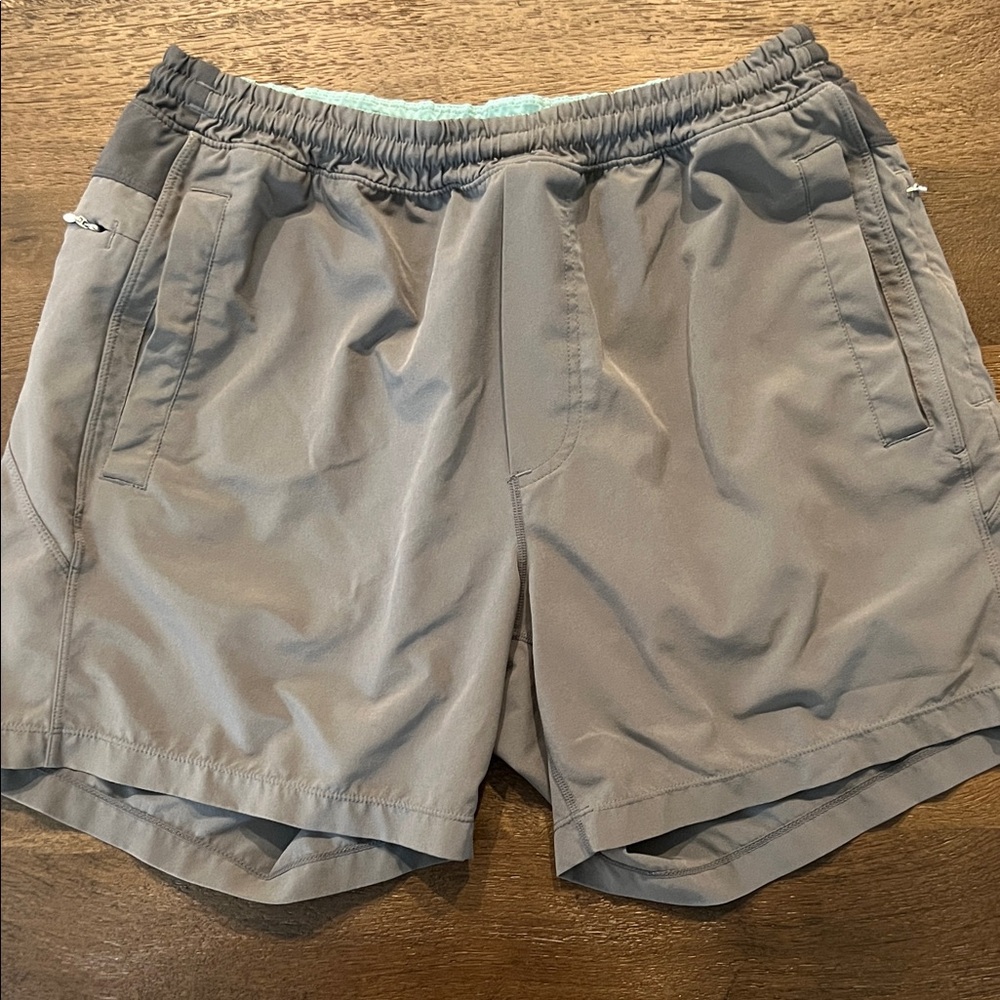Gray Birddogs with liner - L - 6” inseam